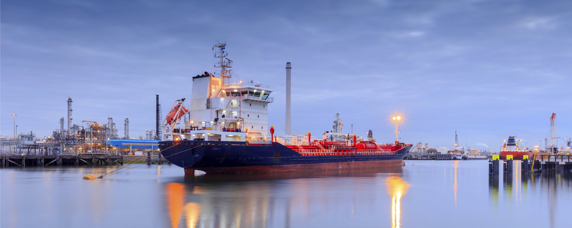 Vessel in the harbour